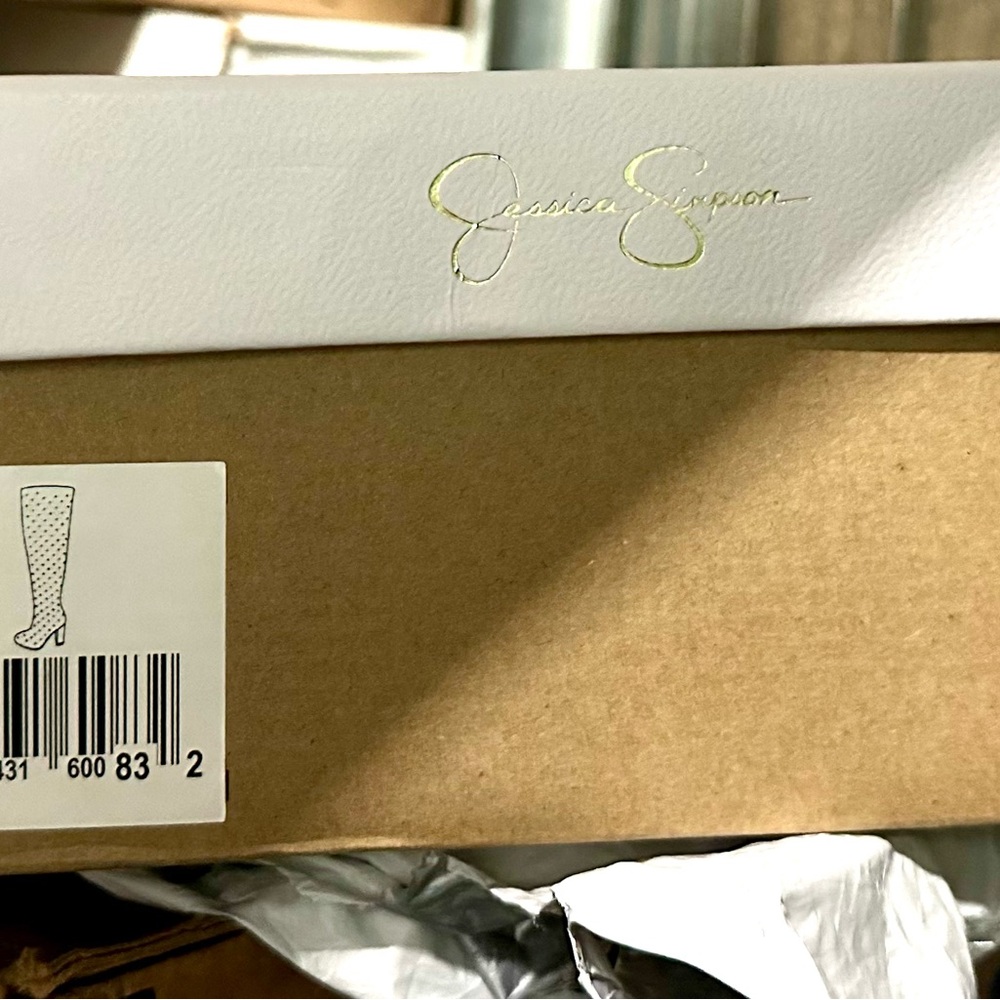 Jessica Simpson Elegant White Boots